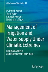 Enlarge image Cover: Management of Irrigation and Water Supply Under Climatic Extremes - Springer