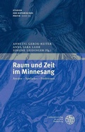 Cover: Raum und Zeit im Minnesang - Universit&auml;tsverlag Winter