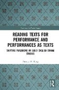 Cover: Reading Texts for Performance and Performances as Texts - Taylor & Francis