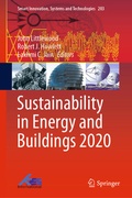 Cover: Sustainability in Energy and Buildings 2020 - Springer
