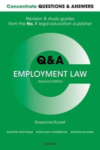 Enlarge image Cover: Concentrate Questions and Answers Employment Law - Oxford University Press