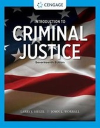 Enlarge image Cover: Introduction to Criminal Justice, Loose-Leaf Version - CENGAGE Learning Custom Publishing