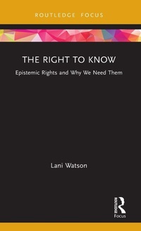 Enlarge image Cover: The Right to Know - Routledge