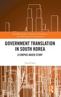 Cover: Government Translation in South Korea - Routledge