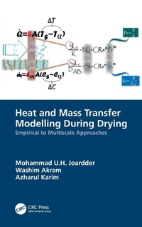 Enlarge image Cover: Heat and Mass Transfer Modelling During Drying - CRC Press