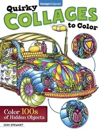 Enlarge image Cover: Quirky Collages to Color - Design Originals