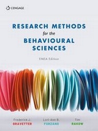 Enlarge image Cover: Research Methods For The Behavioural Sciences - Cengage Learning EMEA