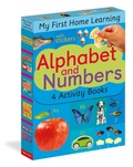 Cover: Alphabet and Numbers: 4 Activity Book Boxed Set with Stickers - Tiger Tales