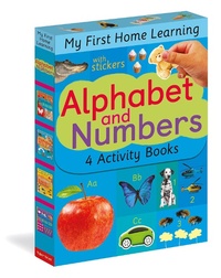 Enlarge image Cover: Alphabet and Numbers: 4 Activity Book Boxed Set with Stickers - Tiger Tales