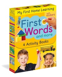 Enlarge image Cover: First Words and More: 4 Activity Book Boxed Set with Stickers - Tiger Tales