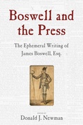 Cover: Boswell and the Press - Bucknell University Press,U.S.