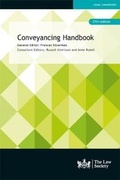 Cover: Conveyancing Handbook - The Law Society