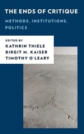 Cover: The Ends of Critique - Rowman & Littlefield International