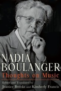 Cover: Nadia Boulanger - De Gruyter