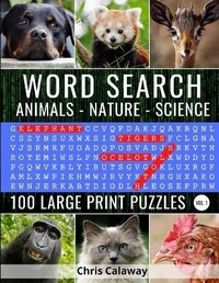 Enlarge image Cover: Word Search Animals Nature Science Volume 1 - Inner Vitality Systems LLC