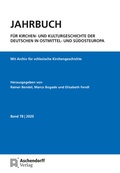 Cover: Jahrbuch f&uuml;r Kirchen- und Kulturgeschichte der Deutschen in Ostmittel- und S&uuml;dosteuropa - Aschendorff