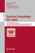 Cover: Services Computing - SCC 2020 - Springer