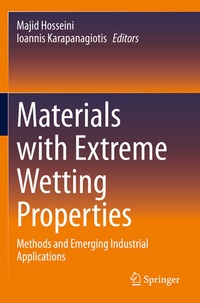 Abbildung von: Materials with Extreme Wetting Properties - Springer