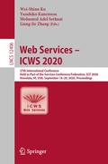 Cover: Web Services - ICWS 2020 - Springer