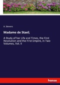 Cover: Madame de Stael; - Hansebooks