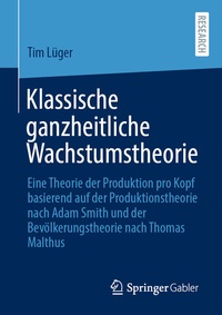 Abbildung von: Klassische ganzheitliche Wachstumstheorie - Springer Gabler
