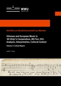 Cover: Ottoman and European Music in ?Ali Ufu?i's Compendium, MS Turc 292: Analysis, Interpretation, Cultural Context - Universit&auml;t M&uuml;nster