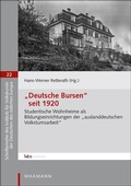 Cover: "Deutsche Bursen" seit 1920 - Waxmann