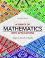 Cover: Student Solutions Manual for a Survey of Mathematics with Applications - Pearson