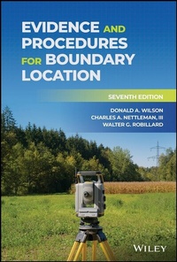 Enlarge image Cover: Evidence and Procedures for Boundary Location - Wiley