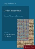Cover: Codex Zacynthius: Catena, Palimpsest, Lectionary - Gorgias Press