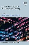 Cover: Research Handbook on Private Law Theory - Edward Elgar Publishing