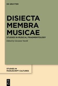 Abbildung von: Disiecta Membra Musicae - De Gruyter