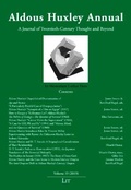 Cover: Aldous Huxley Annual - Lit Verlag