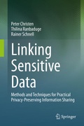 Cover: Linking Sensitive Data - Springer