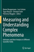 Cover: Measuring and Understanding Complex Phenomena - Springer