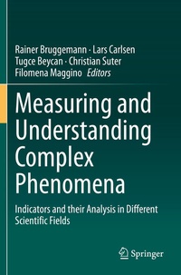 Enlarge image Cover: Measuring and Understanding Complex Phenomena - Springer