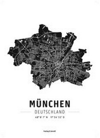 Abbildung von: München, Designposter - Freytag-Berndt und ARTARIA