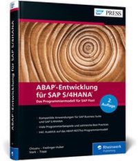 Abbildung von: ABAP-Entwicklung für SAP S/4HANA - SAP PRESS