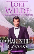 Cover: The Makeshift Groom (Wrong Way Weddings, #5) - L&p