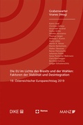 Cover: Die EU im Lichte des Brexits und der Wahlen Europarechtstag 2019 - Manz