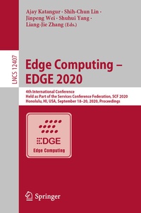 Abbildung von: Edge Computing - EDGE 2020 - Springer