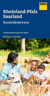 Abbildung von: ADAC Bundesländerkarte Deutschland 10 Rheinland-Pfalz, Saarland 1:250.000 - ADAC Kartografie ein Imprint von MAIRDUMONT