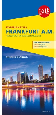 Abbildung von: Falk Stadtplan Extra Frankfurt am Main 1:20.000 - Falk ein Imprint von MAIRDUMONT