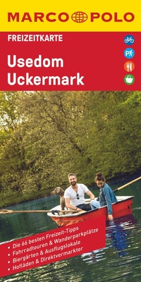 Abbildung von: MARCO POLO Freizeitkarte 9 Usedom, Uckermark 1:100.000 - MARCO POLO ein Imprint von MAIRDUMONT
