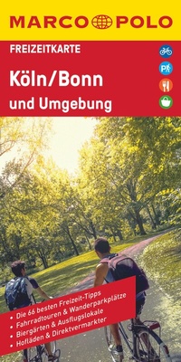 Abbildung von: MARCO POLO Freizeitkarte 21 Köln, Bonn und Umgebung 1:110.000 - MARCO POLO ein Imprint von MAIRDUMONT