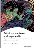 Cover: Was ich schon immer mal sagen wollte - Mitteldeutscher Verlag