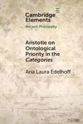 Cover: Aristotle on Ontological Priority in the Categories - Cambridge University Press