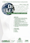 Cover: Distance Learning Vol 17 Issue 1 - Information Age Publishing