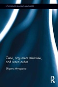 Cover: Case, Argument Structure, and Word Order - Routledge