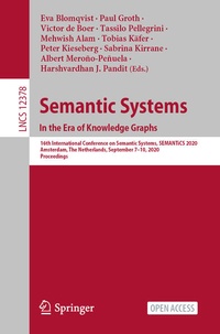 Enlarge image Cover: Semantic Systems. In the Era of Knowledge Graphs - Springer